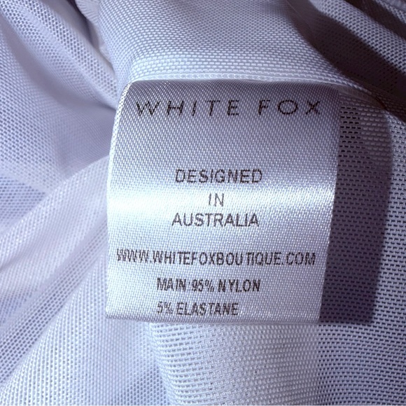 White Fox Boutique "The Lucky One" Maxi Dress - Ocean Spray Size XS - Picture 8 of 11